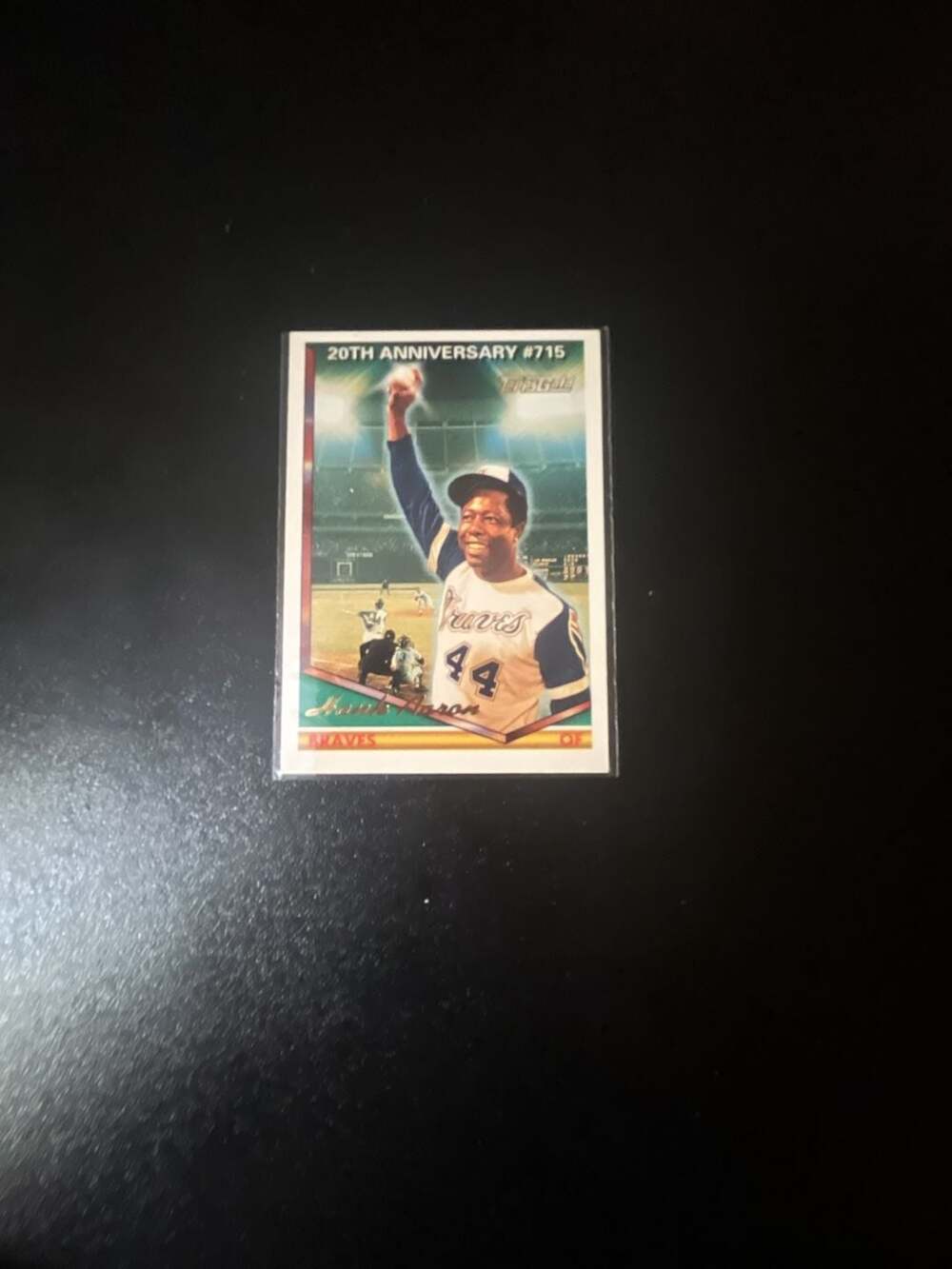 1994 Topps Gold 20th Anniversary #715 Hank Aaron Baseball Card